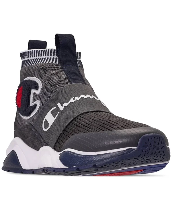 Champion Boys& Big Kids& Rally Pro Casual Shoes in Grey Size 5.0