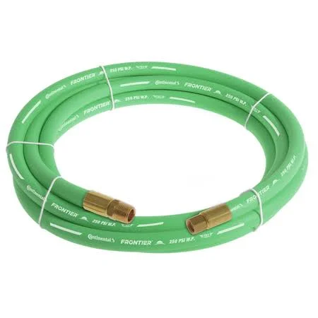 Frontier Hzg03825-25-31 3/8x22 x 25& Green EPDM Rubber Air Hose, 250 PSI