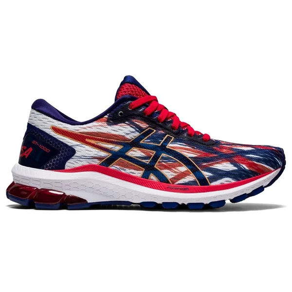 Asics Women's GT-1000 9 Road-Running Shoes White 8
