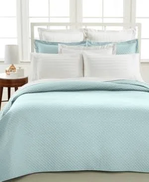 Charter Club Damask Quilted Twin 2 Piece Coverlet Set