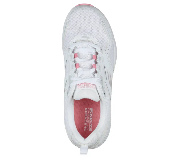 Skechers Women's GOrun Consistent Running Shoes - White/Pink, 6.5