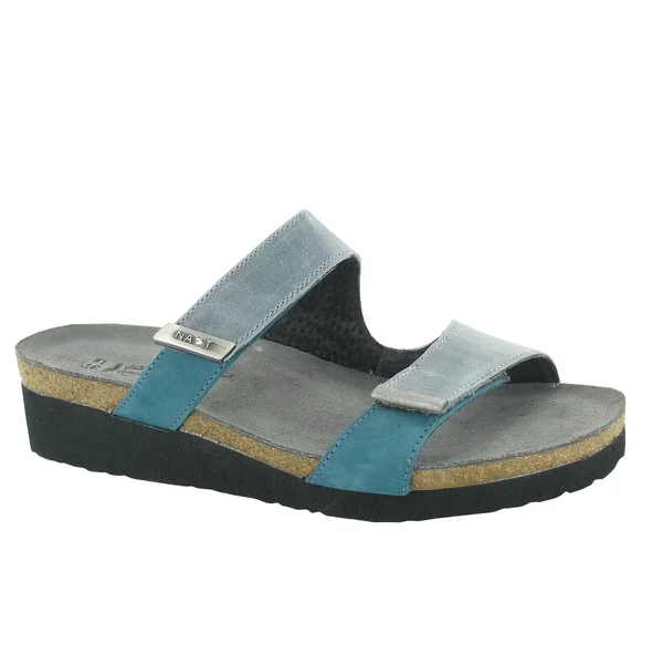 Women's Naot Jacey Slide, Size: 43, Silver