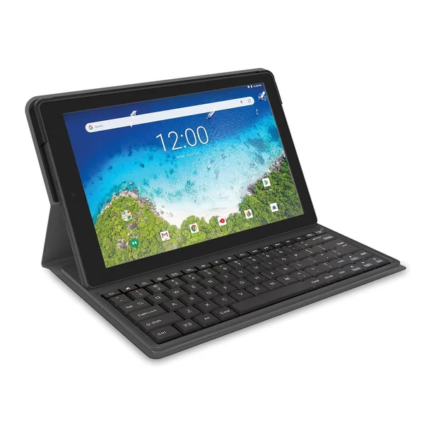 2019 RCA Viking Pro 2-in-1 Tablet 10&& Touch Screen and Detachable Keyboard - Quad Core, 32GB Android 8.1 (Go Edition)