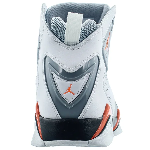 Jordan True Flight White/Total Orange/Wolf Grey Men's Shoes - Size: 9.5