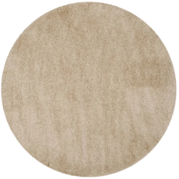 Safavieh Thom Filicia Shag Champagne Rug; Round 6& - Beige