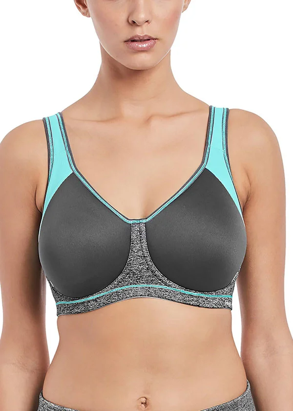 Freya Sonic Underwire Molded Spacer Sports Bra, Carbon (AA4892) 32c