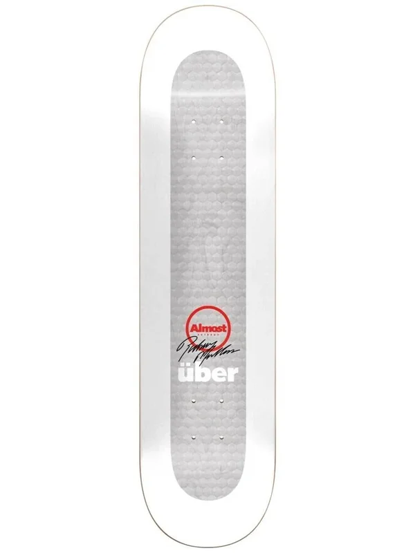 Almost Skateboard Deck Uber White Mullen 8.0