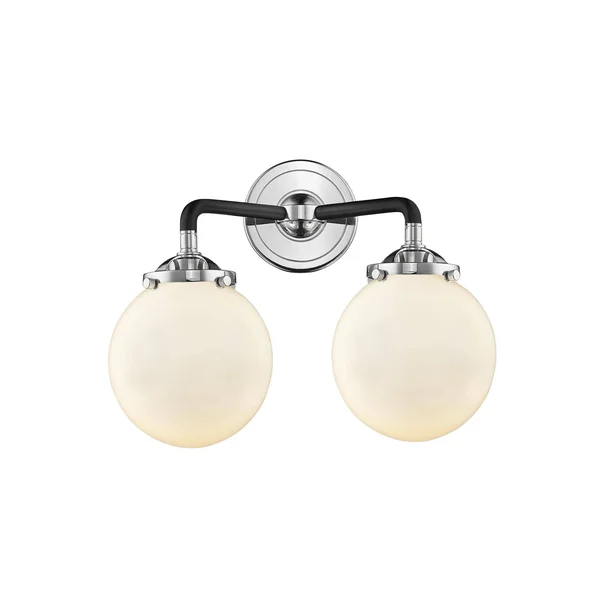 Innovations Lighting 284-2W-BPN-G201-6-LED Beacon-7W 2 LED Bath Vanity
