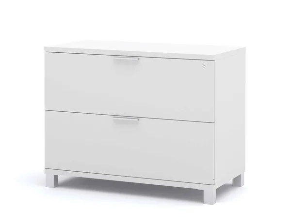Bestar Pro-Linea Assembled Lateral File White