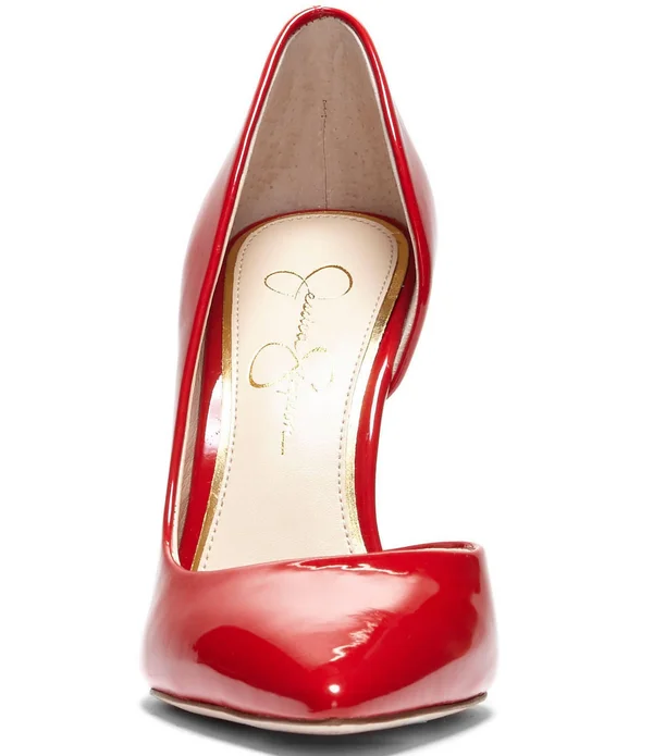 Jessica Simpson Prizma Patent D&Orsay Pumps - 8.5M