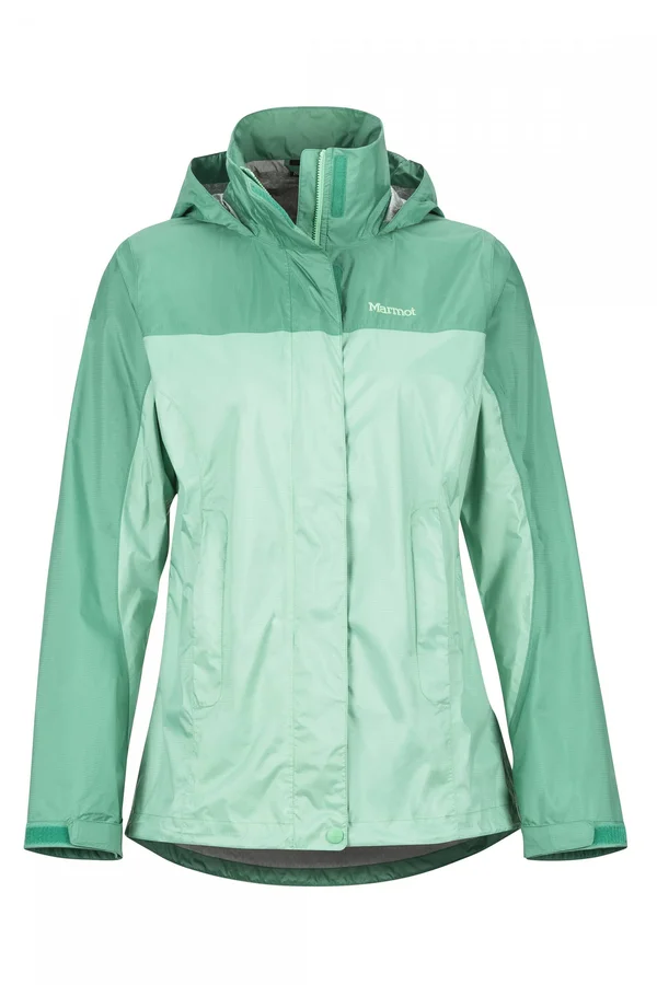 Marmot Women's PreCip Eco Jacket - Xs - Double Mint, Verde