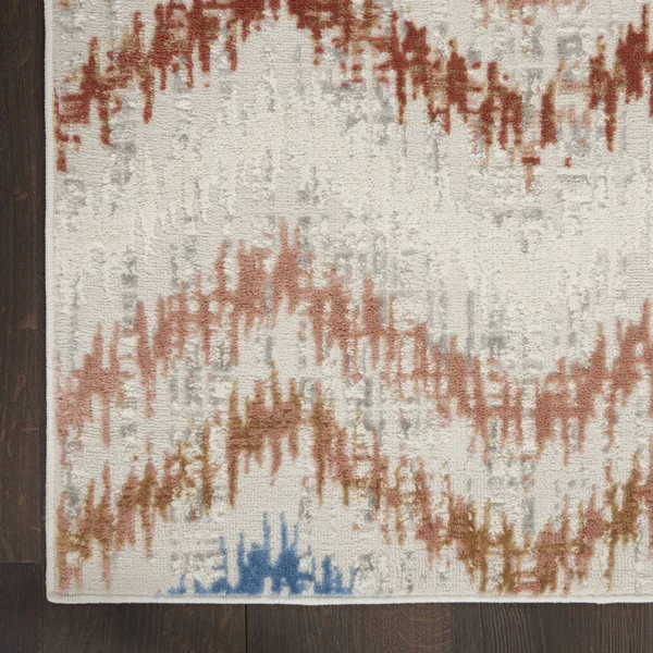 Nourison Elation ETN04 Area Rug, Ivory Multicolor, 4& x 6&