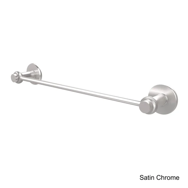 Allied Brass Mercury Collection Towel Bar with Twist Accent - Antique Brass - 36 inch
