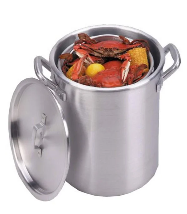 King Kooker 60 Quart Aluminum Pot with Basket and Lid
