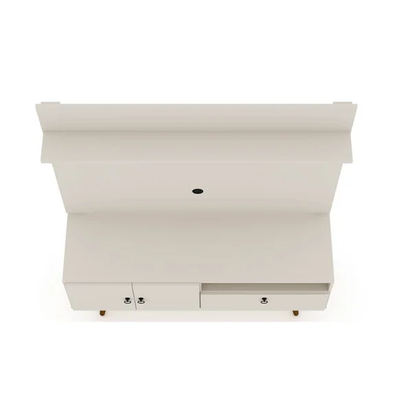 Manhattan Comfort Tribeca 53.94 TV Stand and Panel in Off White