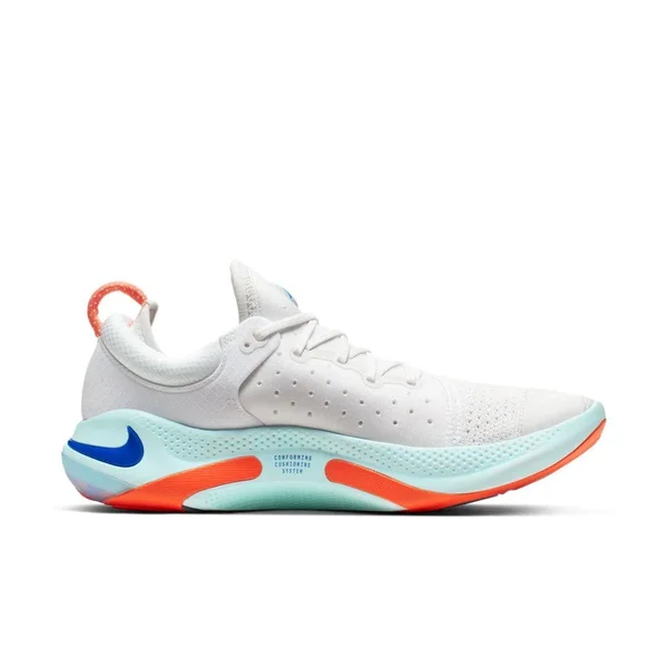 Nike Men's Joyride Run Flyknit Running Shoes AQ2730-100 - White/Platinum Tint/Bright Mango/Racer Blue - 10.5M