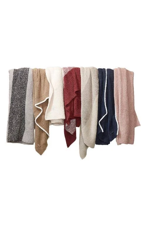 Barefoot Dreams Bedding - Barefoot Dreams CozyChic Blanket, Color: Pink/White, Size: Os, Maemei82&s Closet