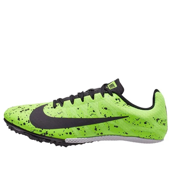Nike Womens Zoom Rival S 9 &Electric Green Speckled& Electric Green/Black/Pure Platinum WMNS Football Boots/Shoes 907565-302 (US