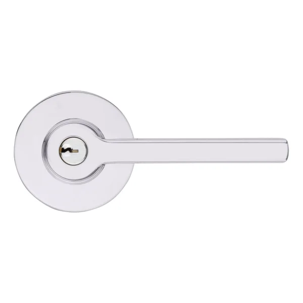 Baldwin 5260.LENT Contemporary Left Handed Single Cylinder Keyed Entry - Polished Chrome