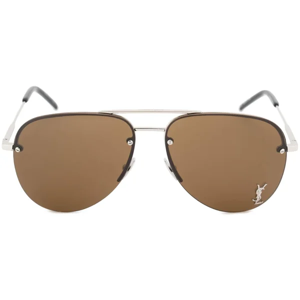 Sunglasses Saint Laurent Classic 11 M- 002 Silver - Brown
