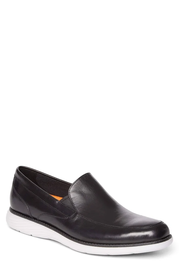Men's Rockport Garett Venetian Loafer - Size 10 W - Black