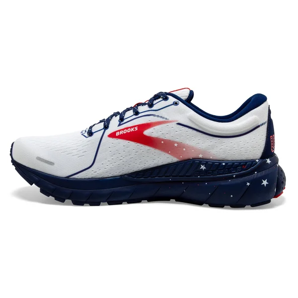 Brooks Adrenaline GTS 21 10 - White/Blue/Red (Women's)