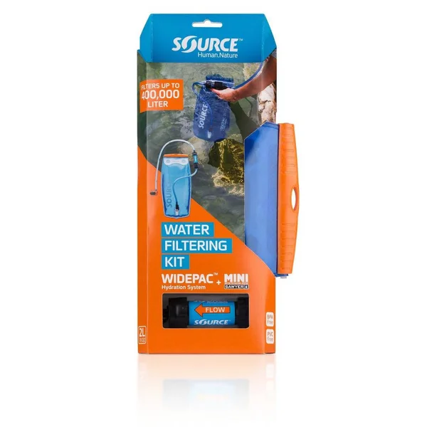Source Widepac 2 L + Sawyer Filter Water Disinfection