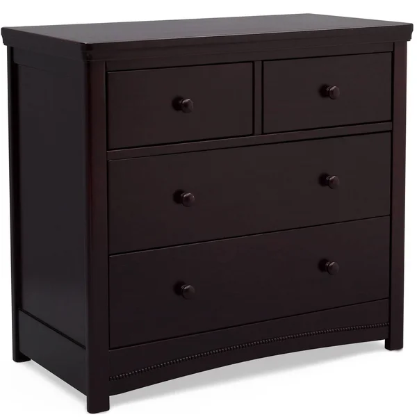 Simmons Kids SlumberTime Emma 4-Drawer Dresser - Black Espresso