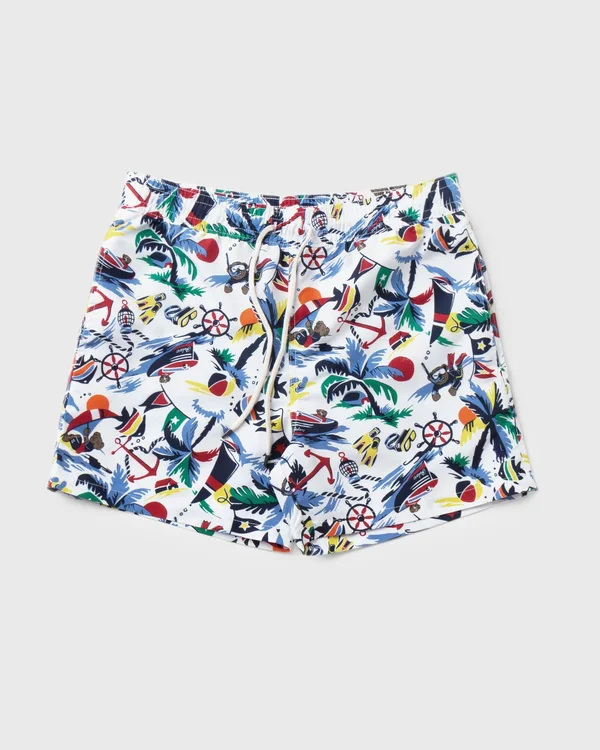 Polo Ralph Lauren Recycled Polyester Traveler Men's Swim Shorts - Multi