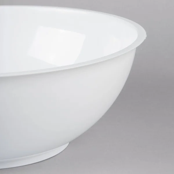 Fineline HPB12610PP.WH Reform 160 oz. White High Profile Plastic Catering Bowl - 25/Case