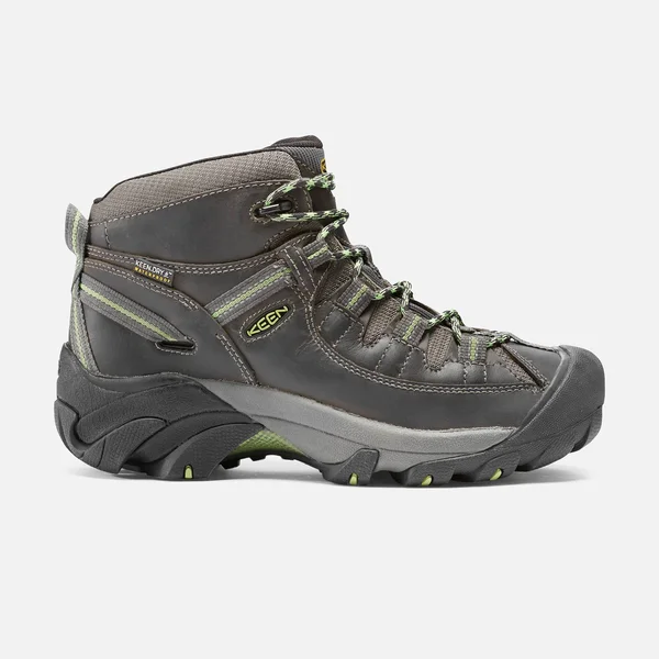 Keen Women's Waterproof Hiking Boots Targhee II Mid, 5, Raven/Opaline