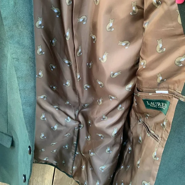 Lauren Ralph Lauren Men's Classic-Fit UltraFlex Corduroy Sport Coat - Green - Size 44l
