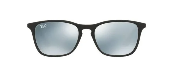 Ray-Ban Junior Sunglasses Rubber Black Green Silver RJ9061S 700530