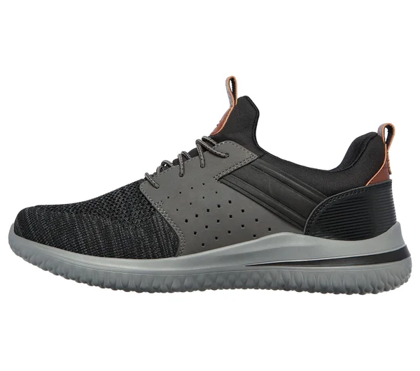 Skechers USA Delson 3.0 Cicada 10 Men's Black