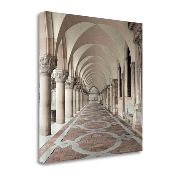 Tangletown Fine Art Dodges Portico, 1x22 by Alan Blaustein, Giclee Print on Wrap Canvas, 25x25x22
