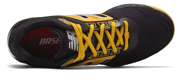 New Balance 3000v4 Turf Baseball Cleat - Men's Black/Yellow