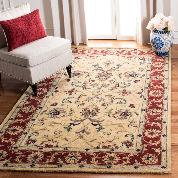 Safavieh 6& x 9& Classic CL398A Gold, Red Rug