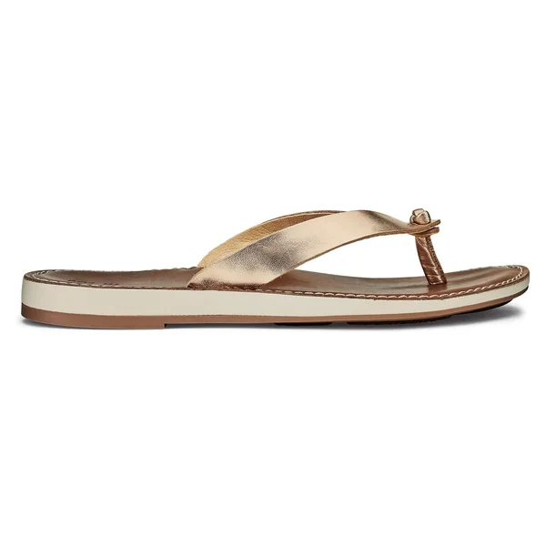 Olukai Nohie Sandals - Women's Bubbly/Tan 6