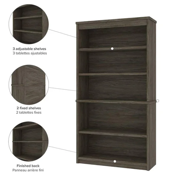 Bestar 36x22W Bookcase