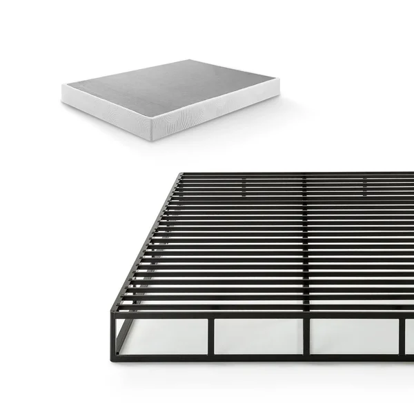 Zinus 7.5 inch Quick Lock Smart Box Spring - Mattress Foundation, Strong Steel Structure, Easy ASSEMBLY, King