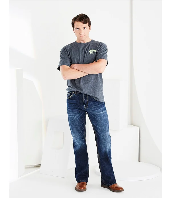 Silver Jeans Co. Men's Zac Straight Leg Jeans