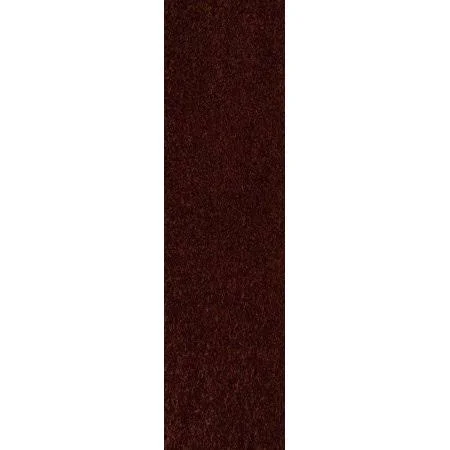 Home Queen Solid Chocolate Color Custom Size Runner 2& x 6& - Area Rug, Brown
