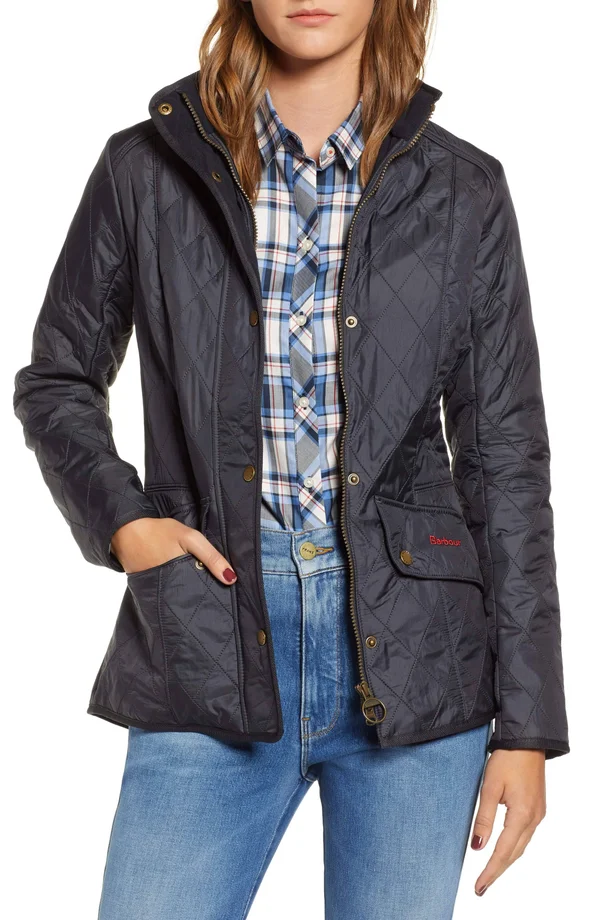 Barbour Cavalry Polarquilt Jacket - Navy