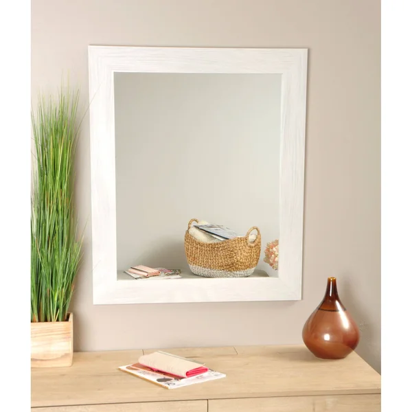 Texture Framed Wall Mirror - 32 x 55