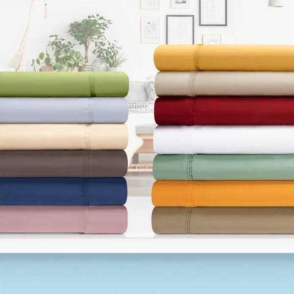 Superior Premium 1200 Thread Count Egyptian Cotton Sheet Set - Ivory