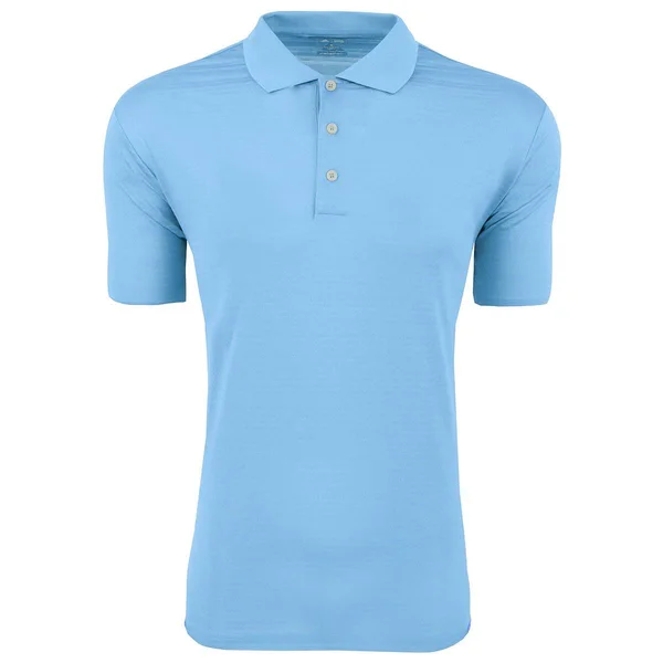 Adidas Golf A161 Men Climalite Textured Short-Sleeve Polo - Tide - S