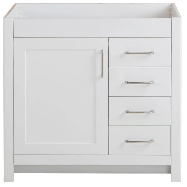 Home Decorators Collection Westcourt 36 in. W x 21 in. D x 34 in. H Bath Vanity Cabinet Only in White WT36-WH