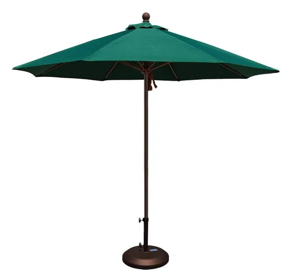 California Umbrella Venture 9& Silver Market Umbrella in Tuscan