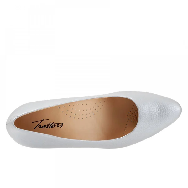 Trotters Women's Kari Pump, Color: Grey, Size: 10.5