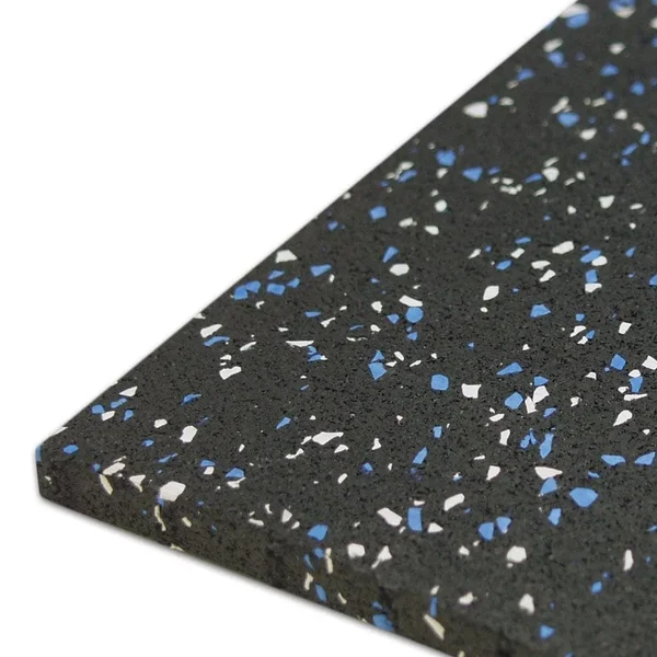 Rubber-Cal Elephant Bark Rubber Flooring Mat - Candy Corn 96 x 48 x 0.38 in.